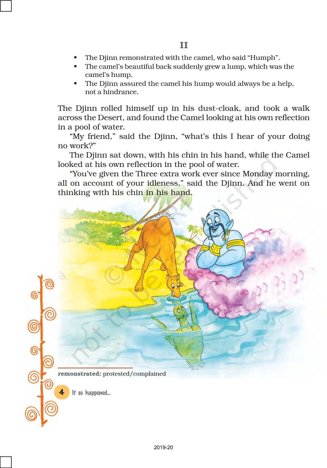 How The Camel Got His Hump - NCERT Book Of Class 8 English It So Happened